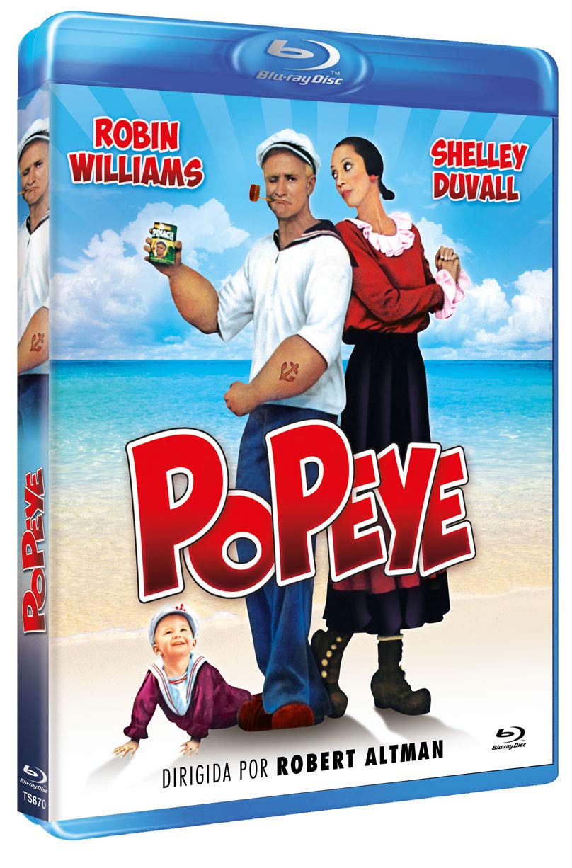 Popeye 1980 ( Blu-ray) EU Import Englisch Ton (Kein Deutsche Sprache) (Kein Deutsch Untertitel) Films