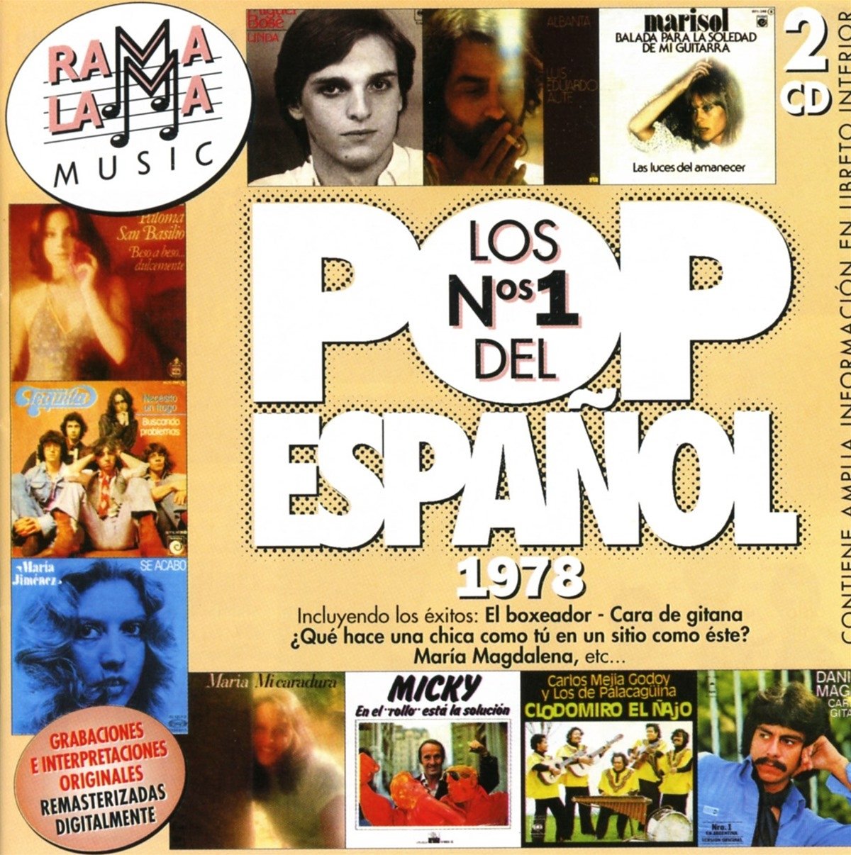 Colección Los Números uno del Pop Español Pop