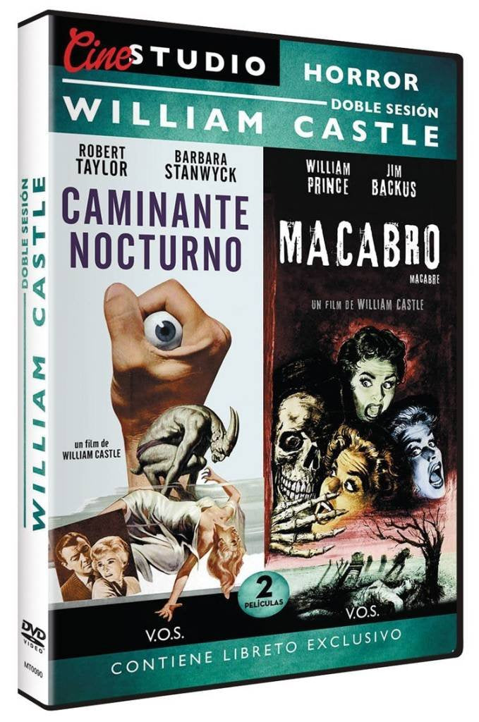 Doble Sesión William Castle: Caminante Nocturno + Macabro (The Night Walker + Macabre) V.O.S. Films