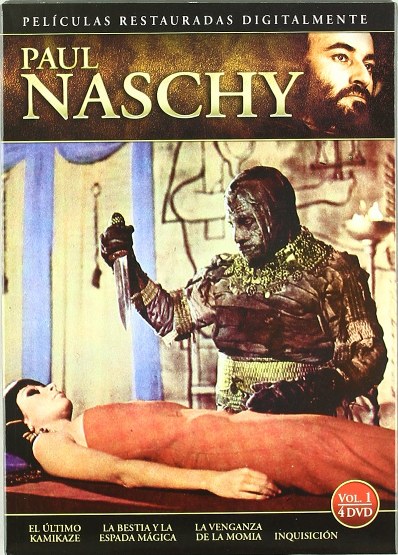 Paul Naschy, Vol 1: El Ultimo Kamikaze / La Bestia y la Espada Magica / La Venganza de la Momia / Inquisicion Movies