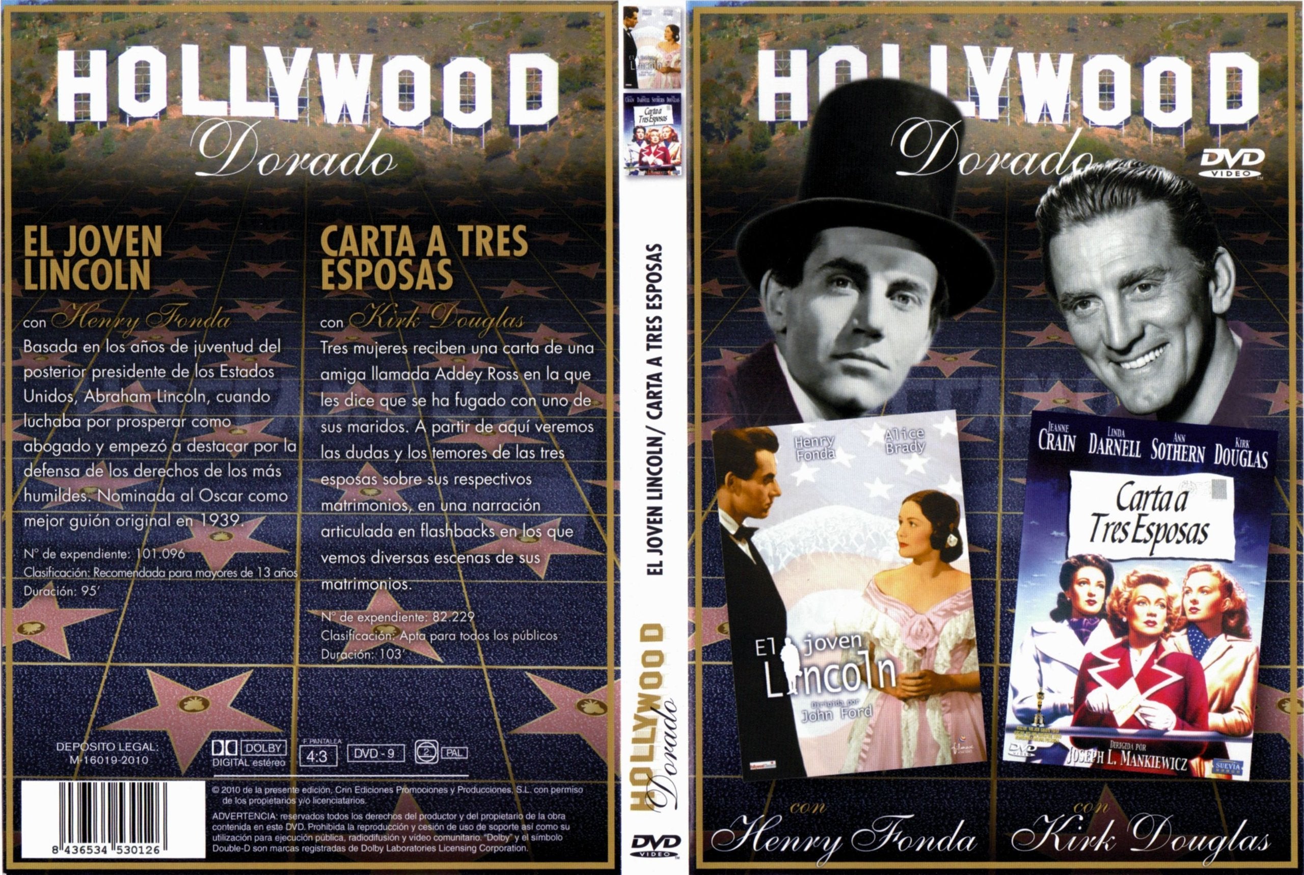 Hollywood Dorado: El Joven Lincoln / Carta a Tres Esposas Films