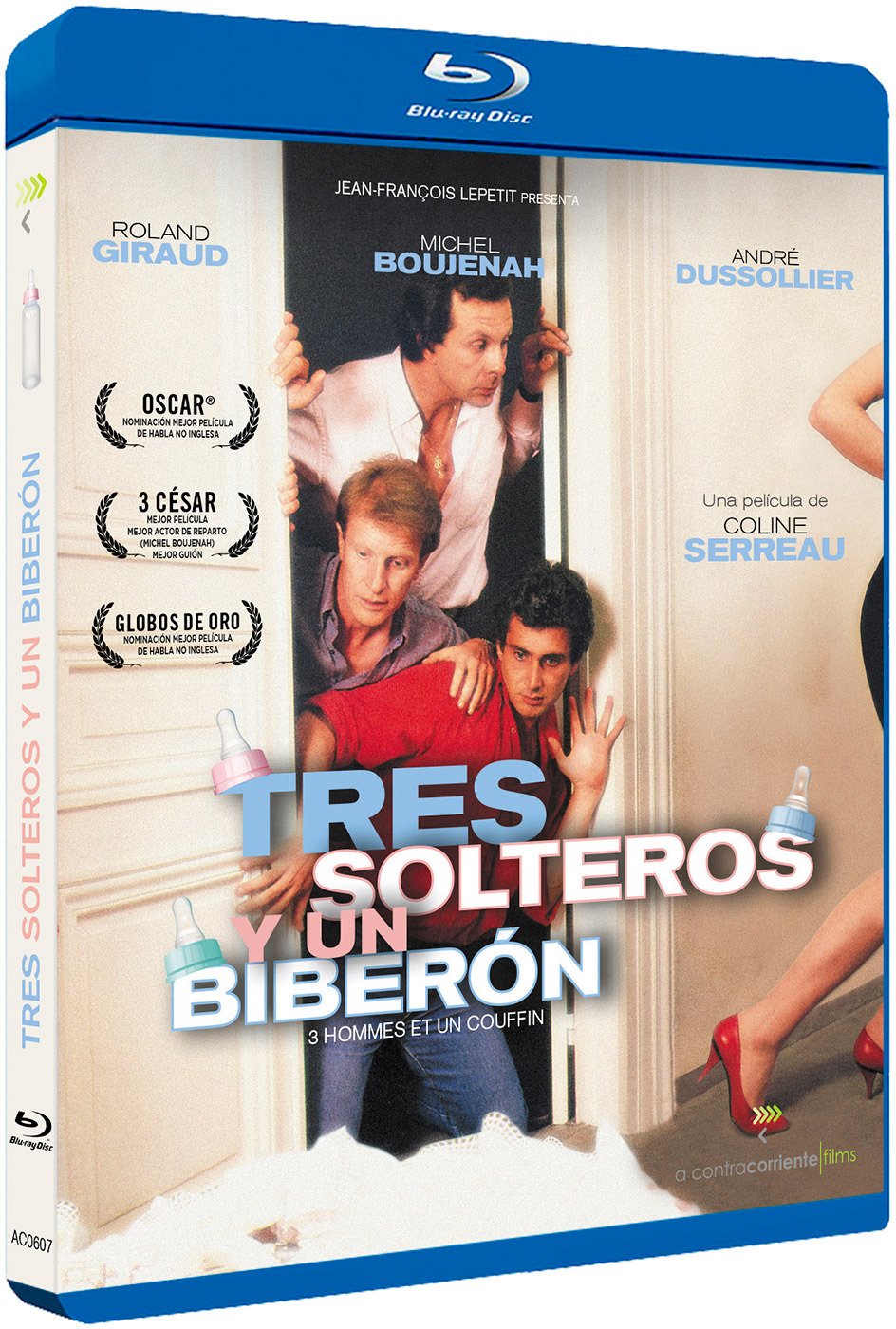 3 hommes et un couffin (TRES SOLTEROS Y UN BIBERÓN, Importé d'Espagne, langues sur les détails) dvd