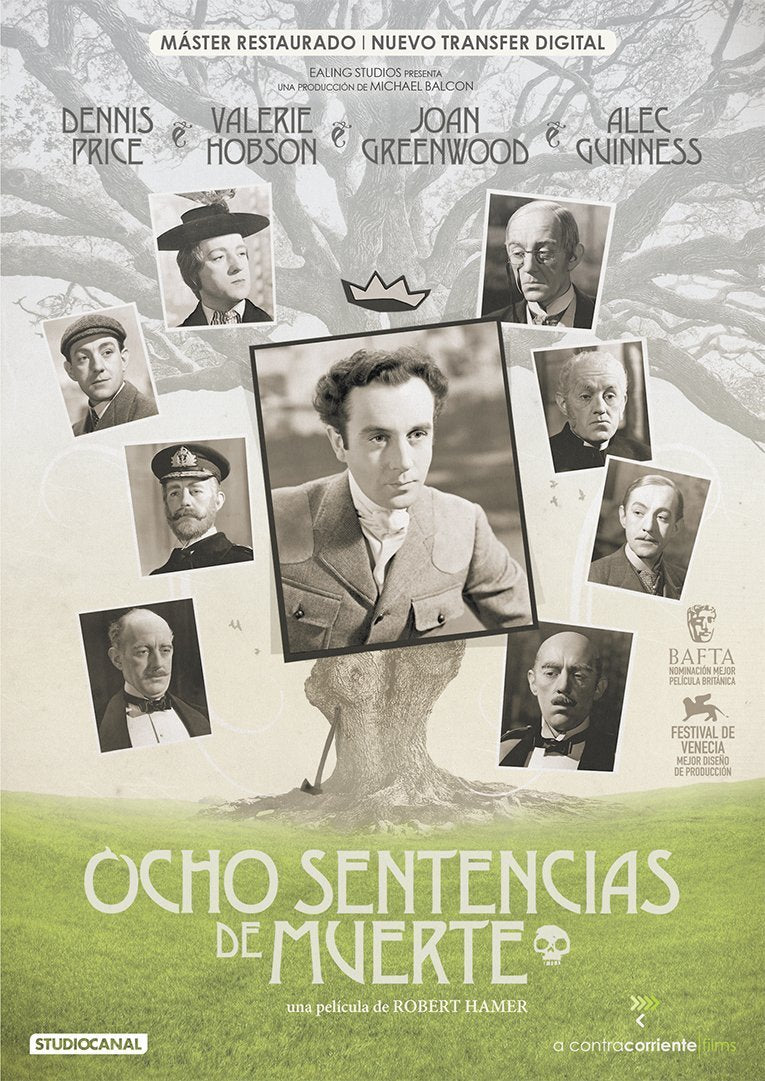 Kind Hearts And Coronets - Ocho Sentencias De Muerte - Robert Hamer. dvd