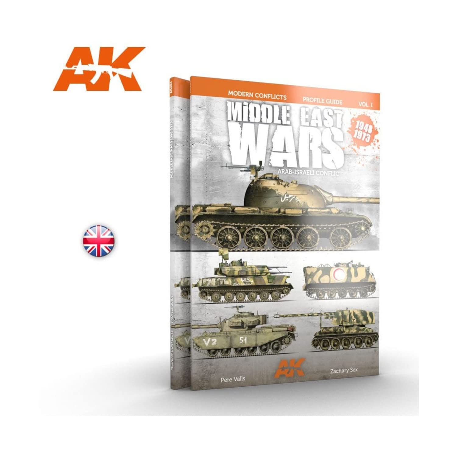 (AKBOOK284) - AK Book - Middle East Wars 1948-1973 Vol.1 Profile Guide Books
