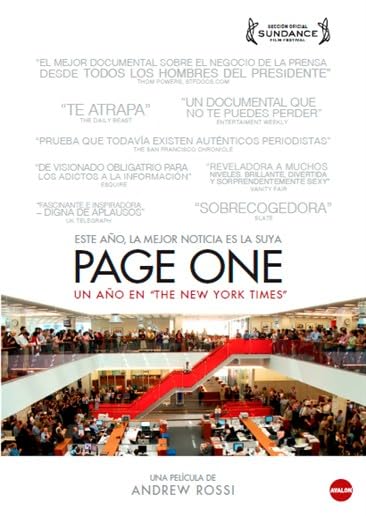Page One: Un Año En The New York Times (Import) (Dvd) (2012) Andrew Rossi Movies