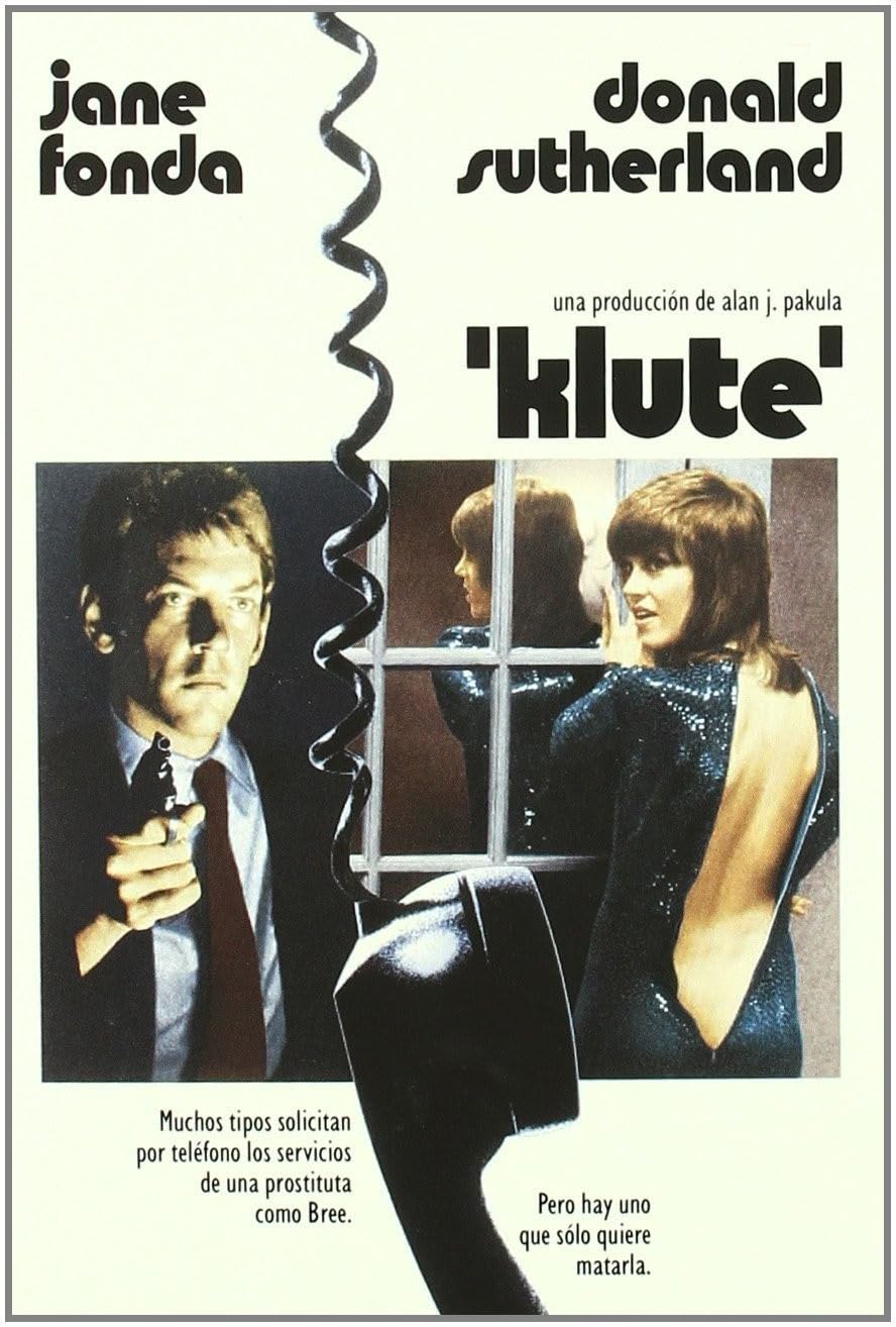 Klute 1971 Dvd Spanish Import Englisch Ton (kein Deutsche Sprache) Films