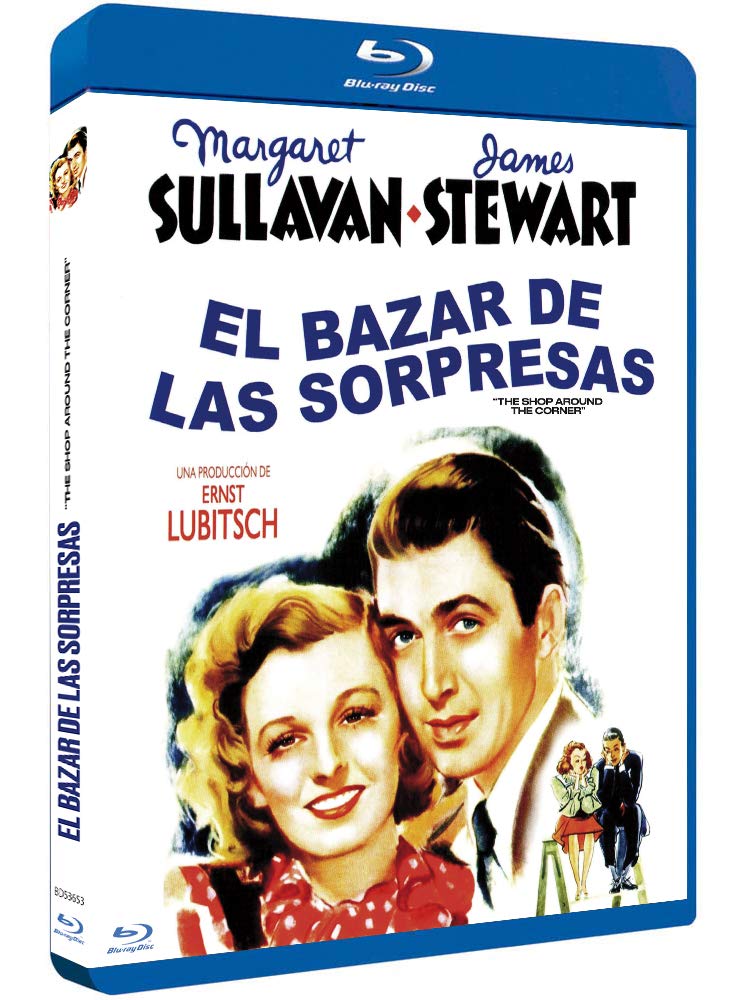The Shop Around Corner 1940 - Rendezvous Nach Ladenschluß Blu-Ray Spanisch Import mit Deutschem Ton, James Stewart, Margaret Sullavan Movies