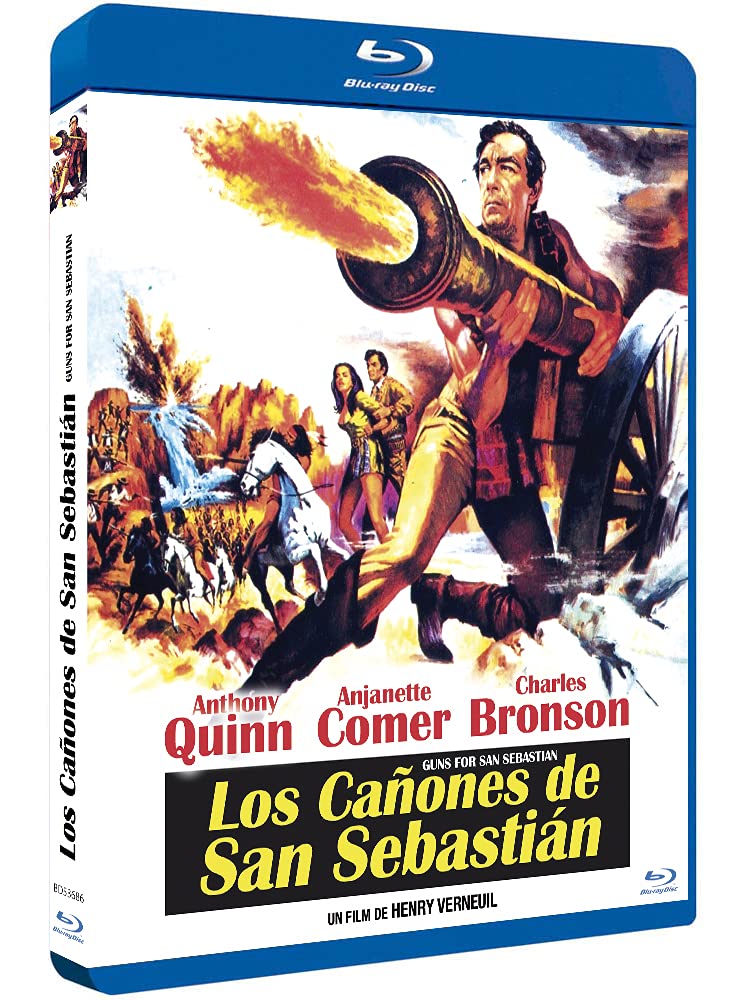 La Bataille de San Sebastian / Guns for San Sebastian / I cannoni di / Los Cañones de 1968 EU Import. Englisch Tonspur (Kein Deutsche Sprache) Movies
