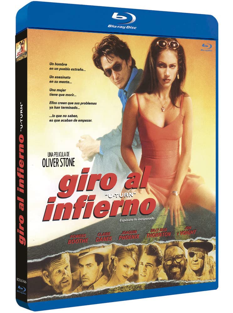 U-Turn (1997) Blu Ray Spanish Import, English Language and English Subtitles Films