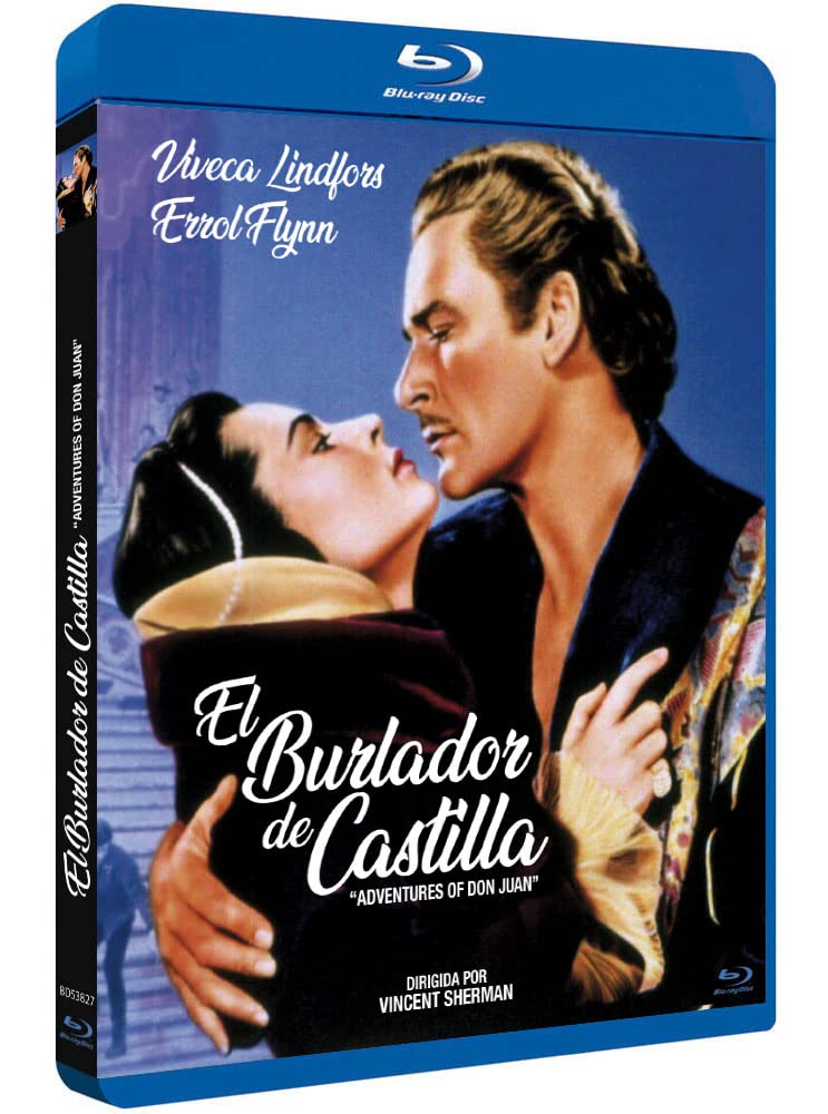 Adventures of Don Juan 1948 Blu-Ray Spanish Import English Language, Vincent Sherman, Errol Flynn, Viveca Lindfors, Robert Douglas dvd