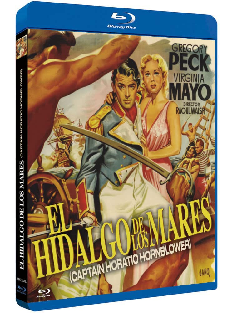 Des Königs Admiral/Captain Horatio Hornblower/Capitaine sans peur/Le avventure del capitano Hornblower (Il temerario) / El Hidalgo de los Mares 1951 EU Import mit Deutschem Tonspur Movies
