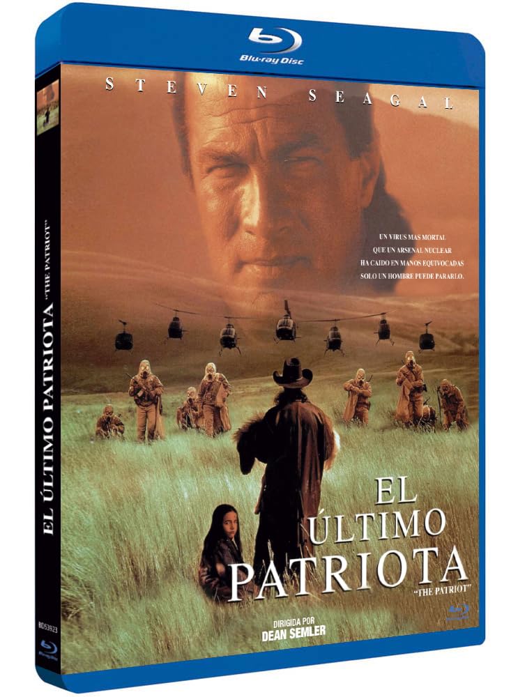The Patriot 1998 (Blu-Ray) Importé d'Espagne avec Langue Francais, Dean Semler, Steven Seagal, L.Q. Jones, Gailard Sartain dvd
