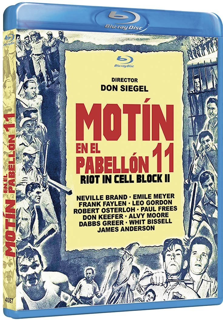 Motín en el Pabellón 11 Blu Ray Riot in Cell Block 11 Films