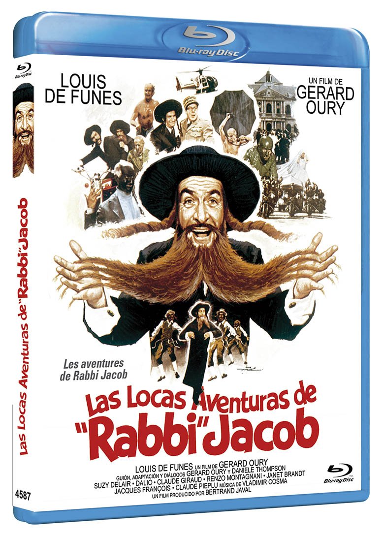 Las Locas Aventuras BD 1973 Les Aventures de Rabbi Jacob dvd