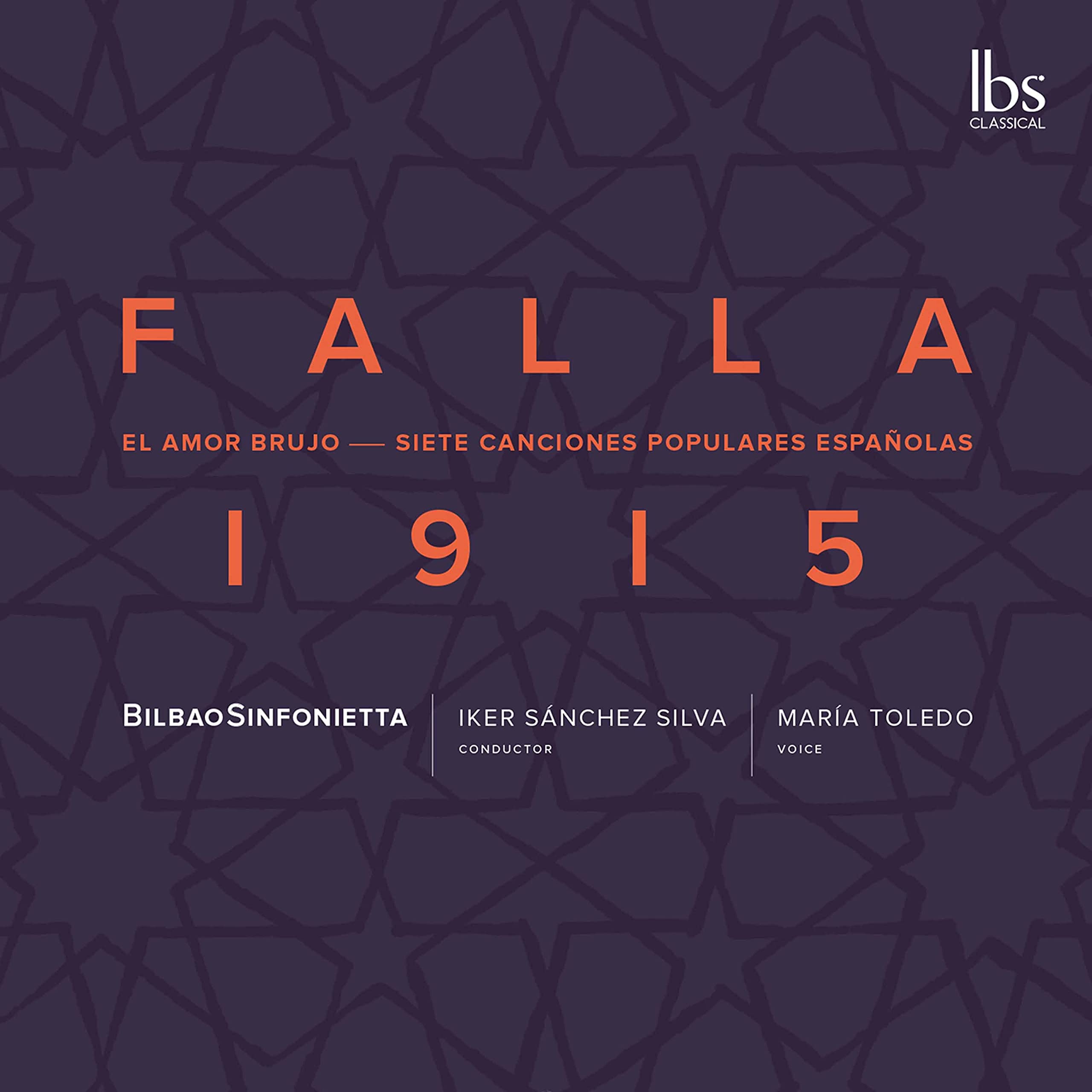 Falla 1915 : l'Amour Sorcier & Siete Canciones Populares Españolas cd