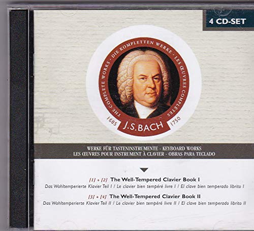 Robert Levin (harpsichord) : The Well Tempered Clavier Books 1 & 2 (4 CD Music