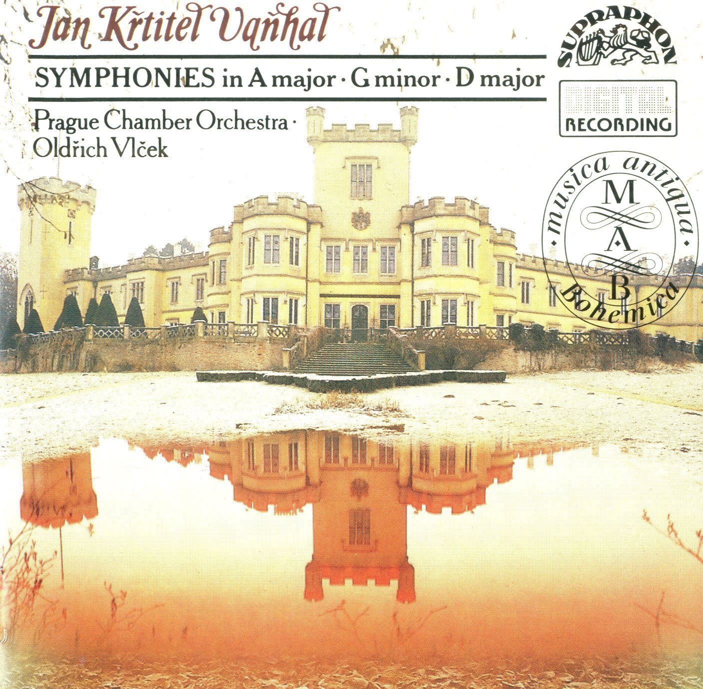 Vaňhal: Symphonies in A major, G minor, D major Classical