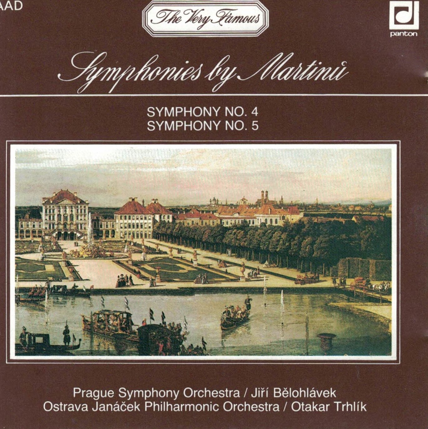 Bohuslav Martinu - Symphonies By Martinu cd