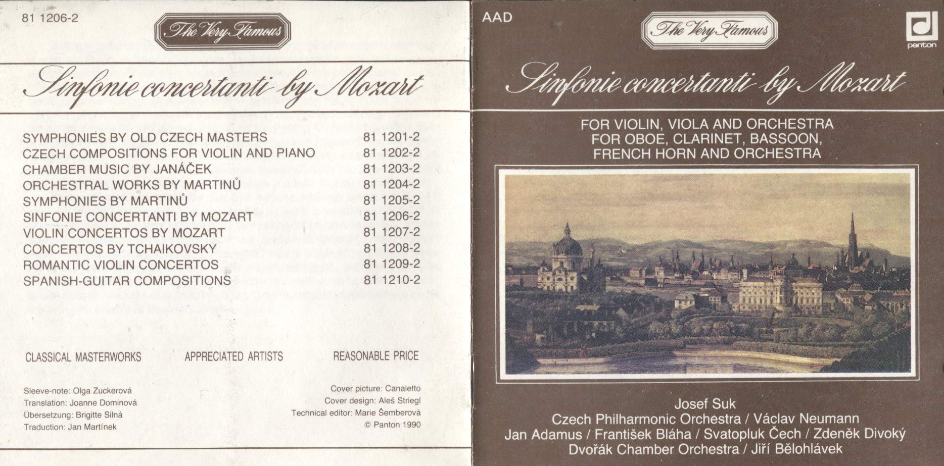 Not Found - Mozart: Sinfonia Concertante CD Music
