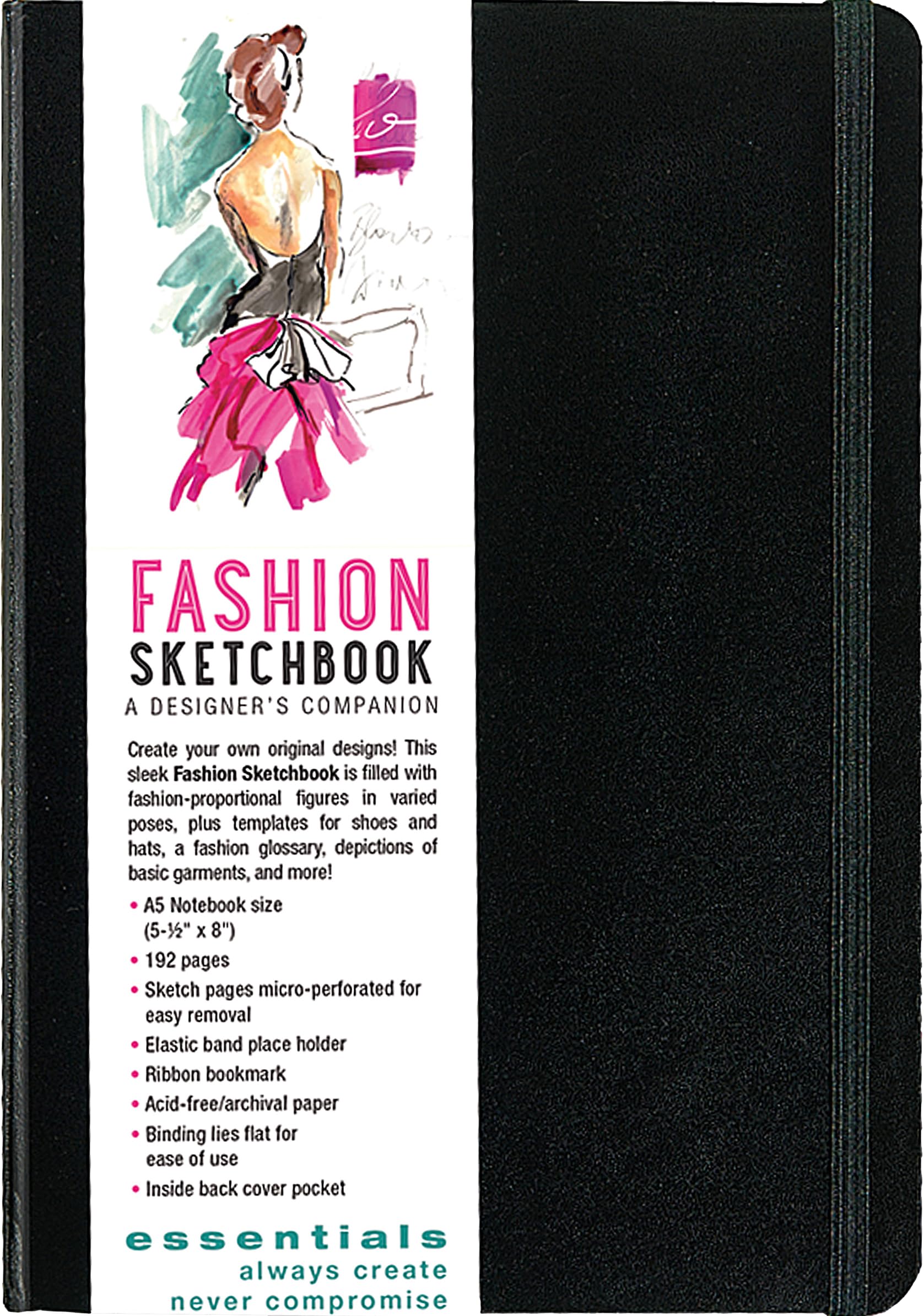 Essentials Fashion Sketchbook: A Designer's Companion Arts & Music