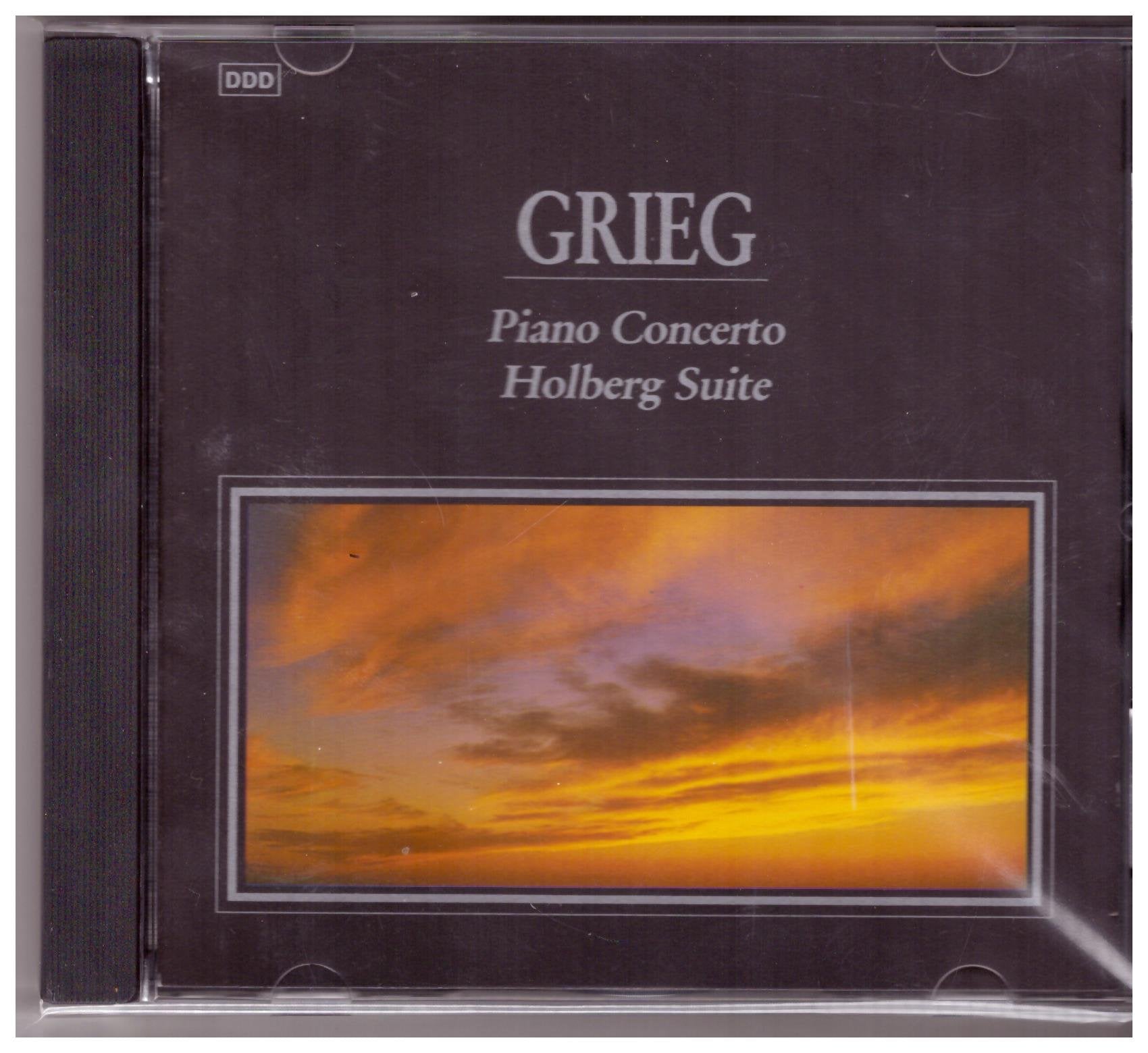 GRIEG. PIANO CONCERTO & HOLBERG SUITE. 1991 IMPORT CD. SYCD 6025 Music
