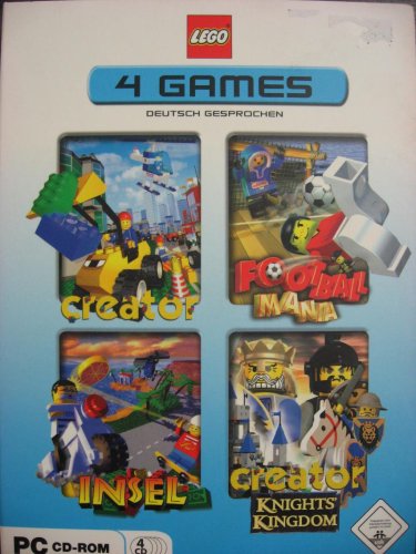 LEGO 4 PC GAMES : Creator / Football Mania / Insel / Creator Knights Kingdom PC