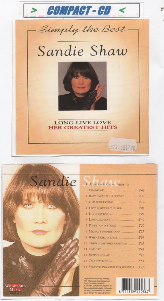 Long live love-Her greatest hits Pop