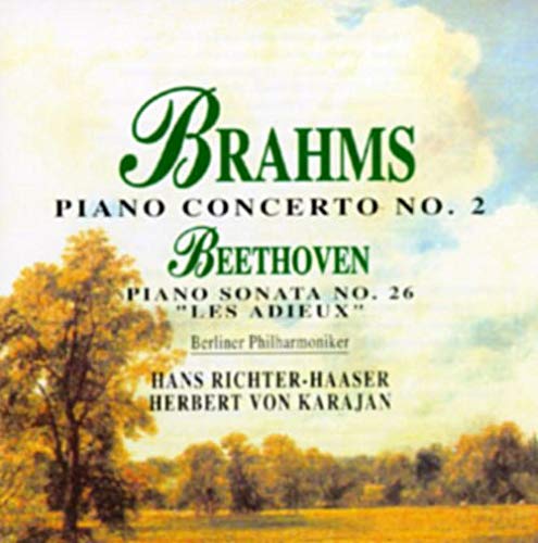 Brahms : Concerto N° 2 / Beethoven : Sonate "Les Adieux" cd