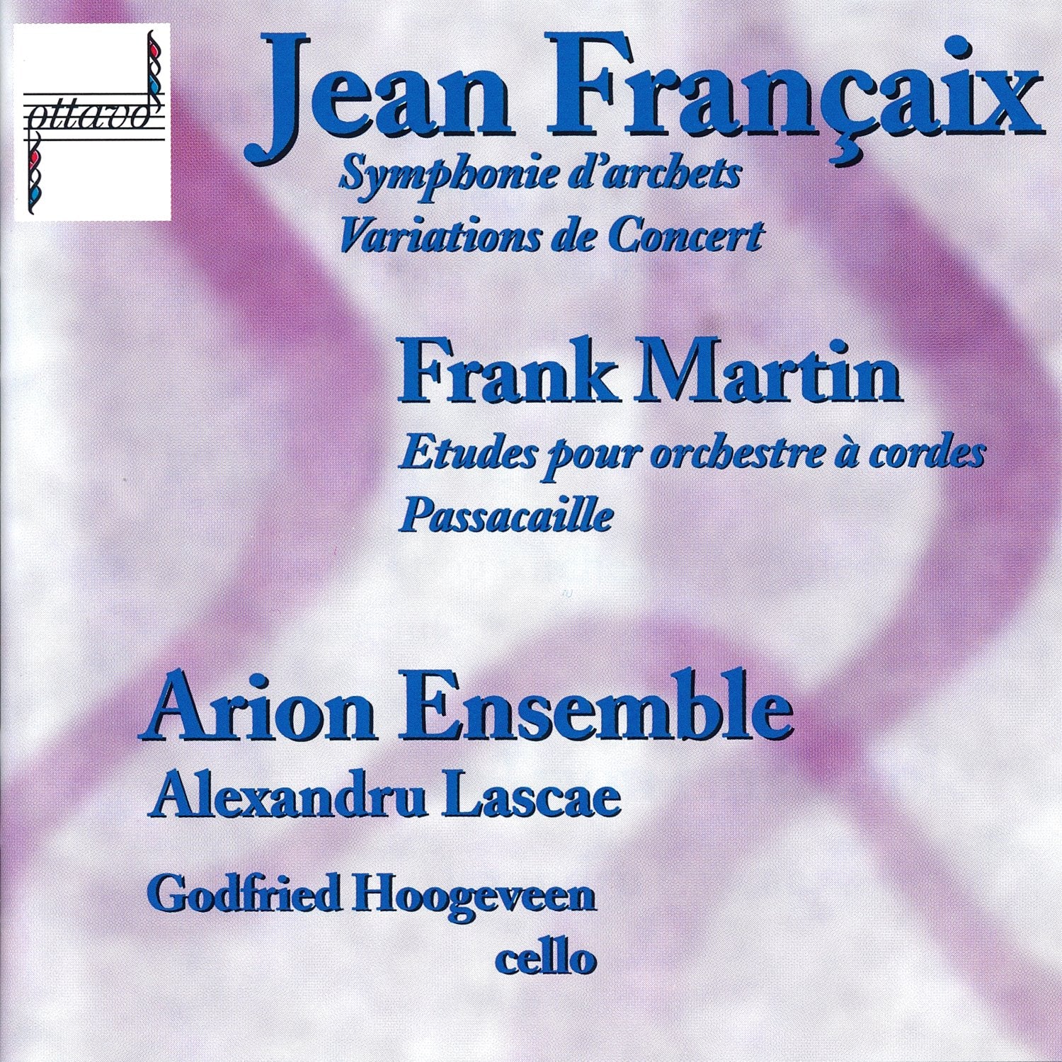 Arion Ensemble & Godfried Hoogeveen - Francaix And Martin cd