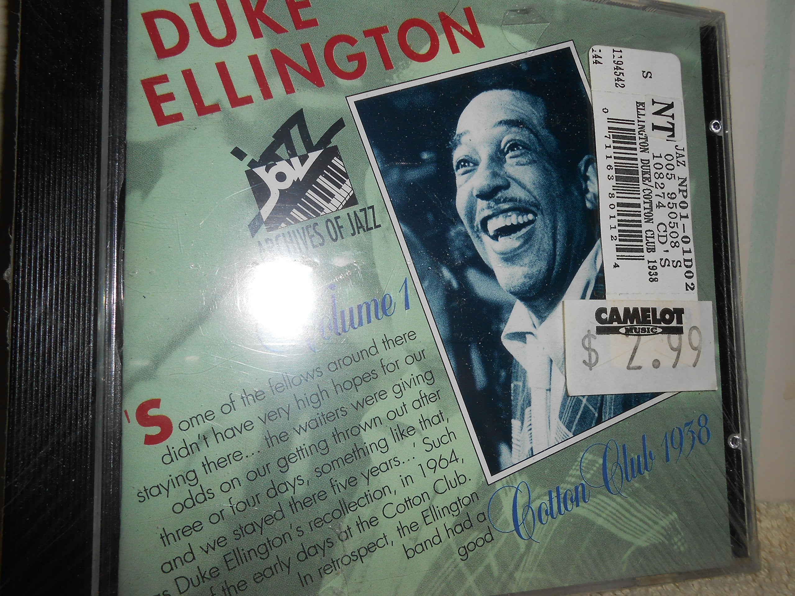 Vol. 1-Cotton Club 1938 Jazz
