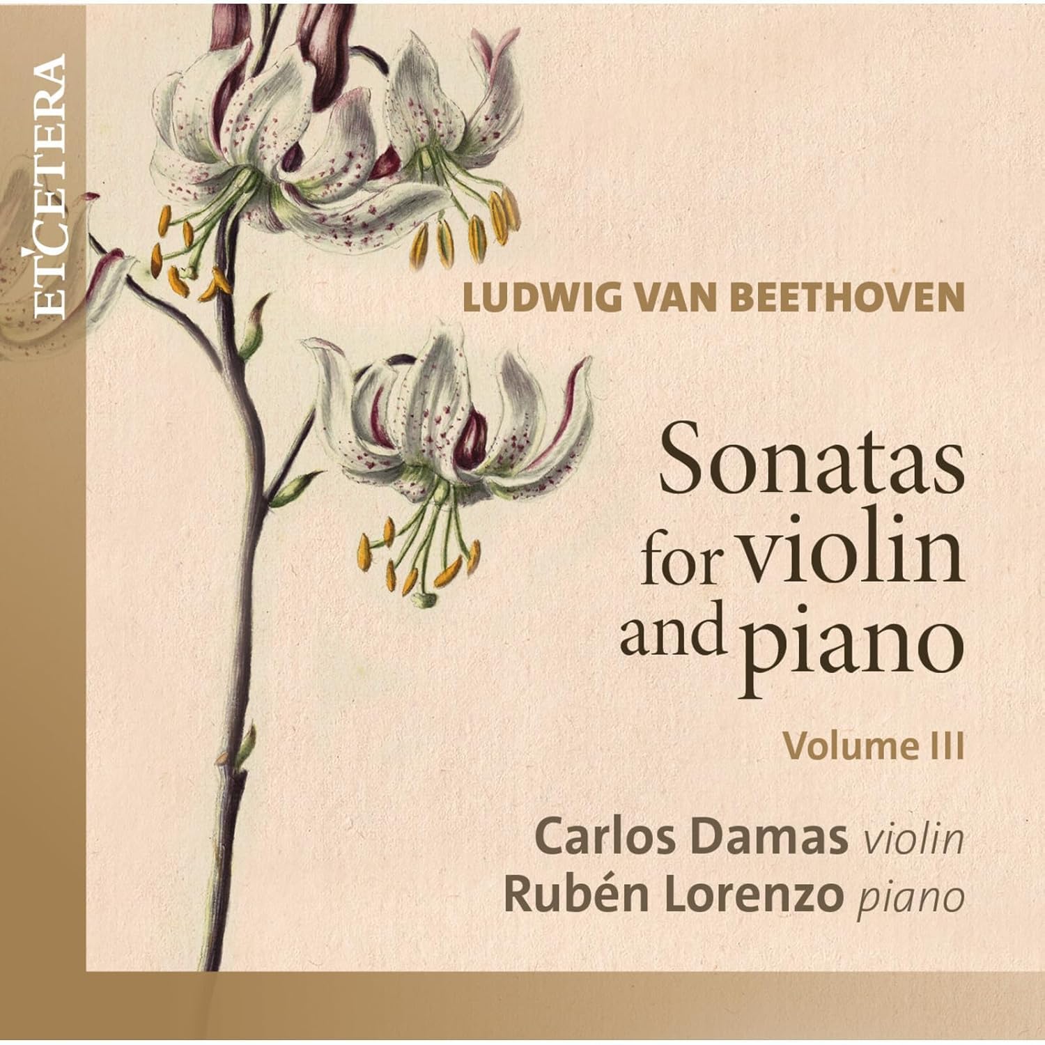 Sonatas for Violin and Piano Volume 3 cd
