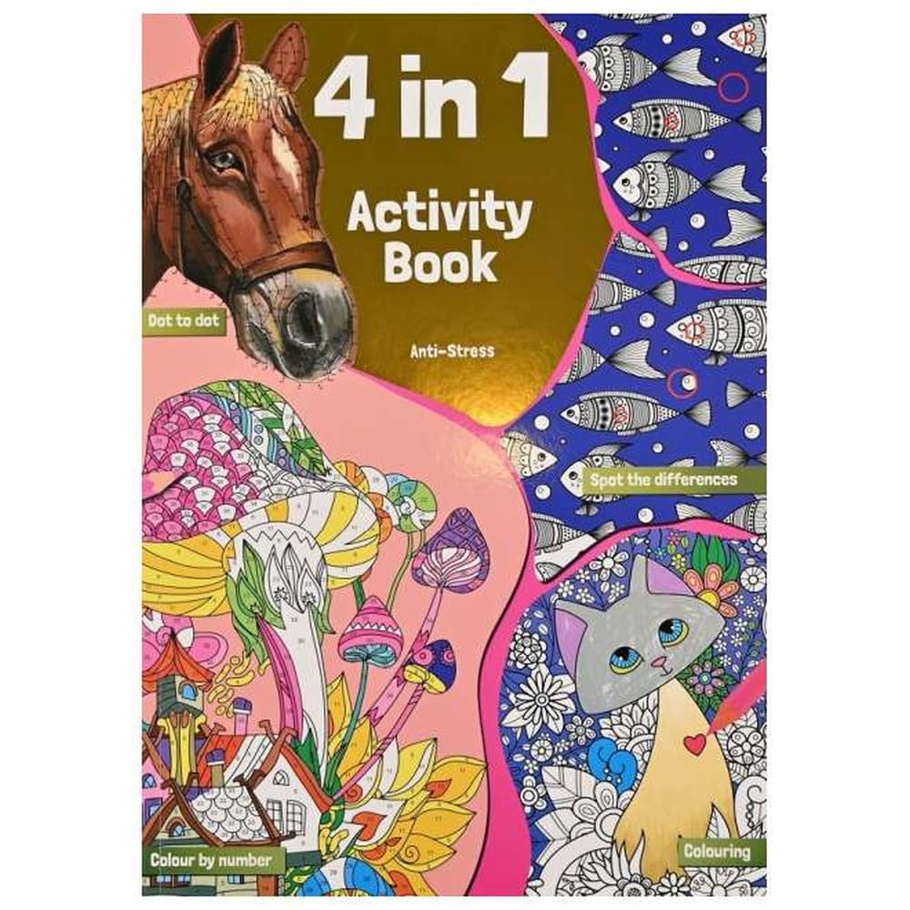 Carte Cu Activitati 4 In 1: Antistres Novels & Short Stories