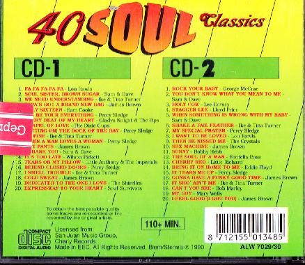 40 Soul Classics (2-CD-Box) Music