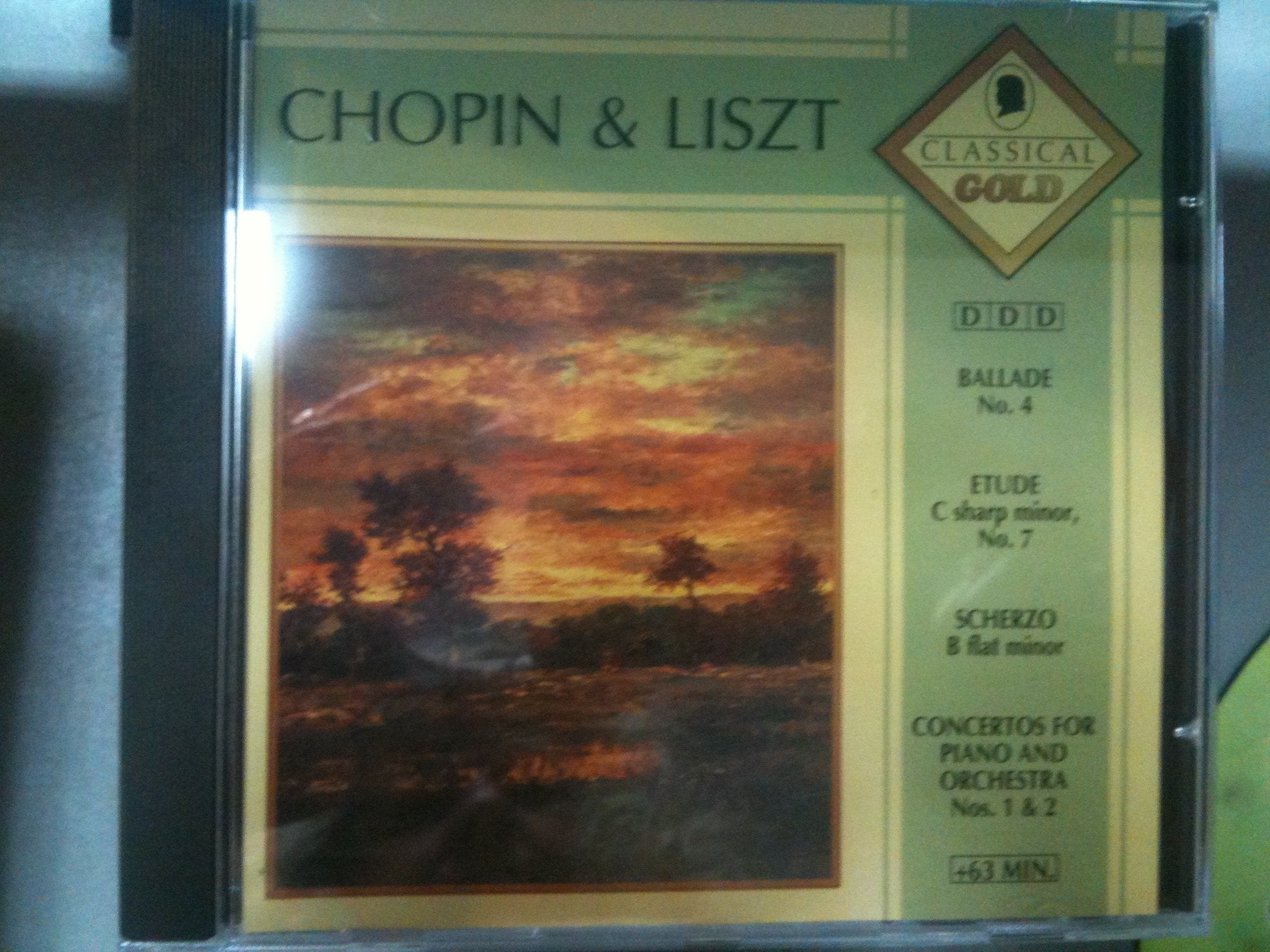 Chopin Ops 52, 25(7), 31 Liszt Piano Concertos 1 & 2 Music