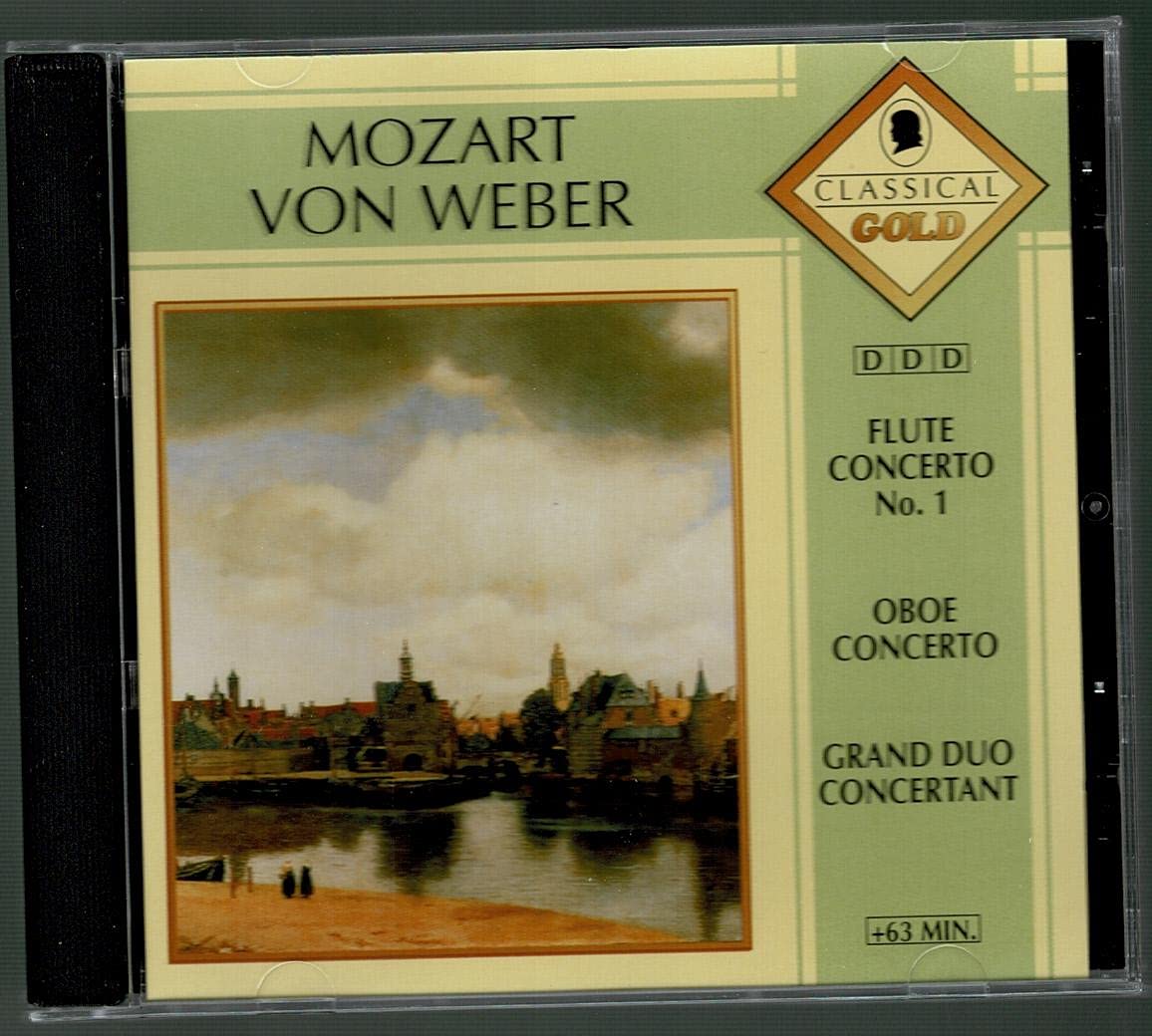 Mozart : Flute Concerto No. 1, C Major Kv 313 & Oboe Concerto, C Major Kv 314a / Von Weber : Grand Duo Concertant, E Flat Major, Op. 48 Music