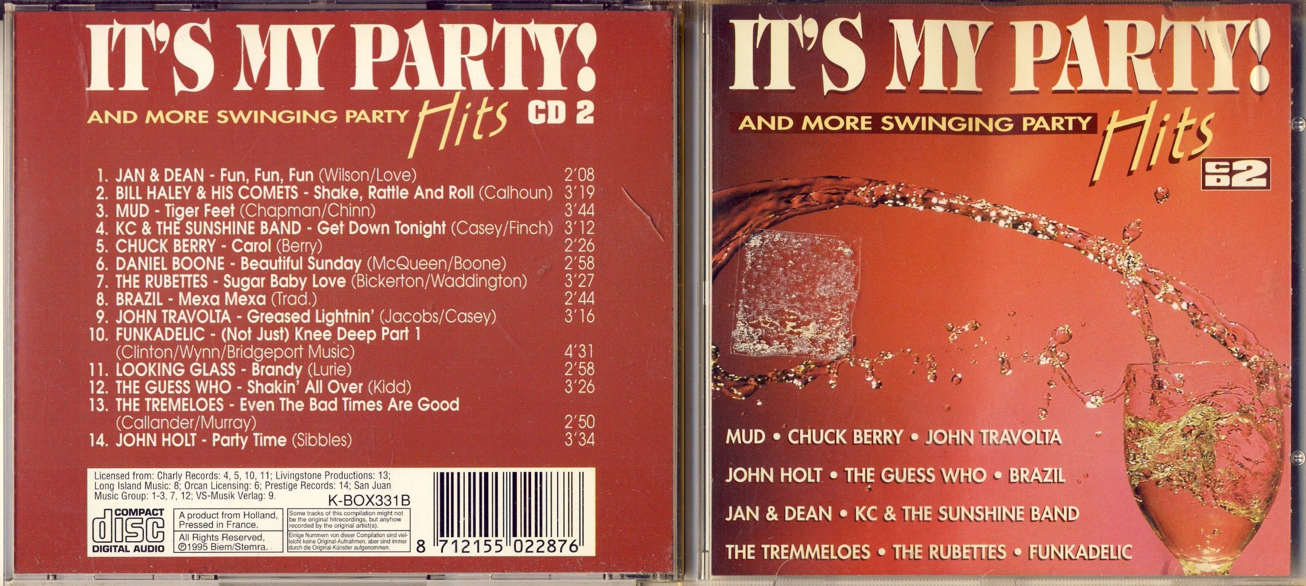 John Travolta - IT`S My Party! And more Swinging Party Hits CD 2 Music