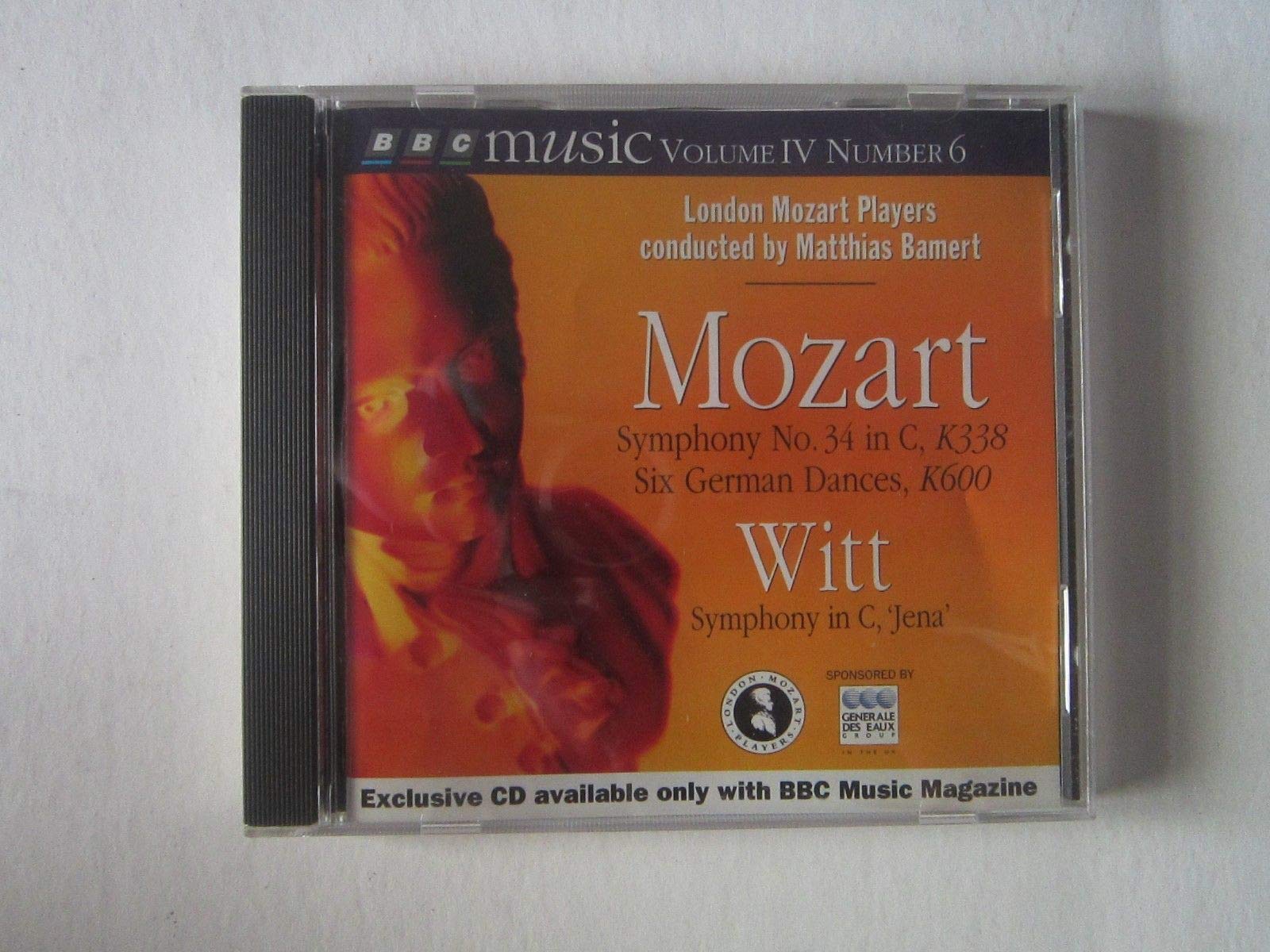 Mozart symphony No 34, six german dances, WITT Symphony in C Jena Music