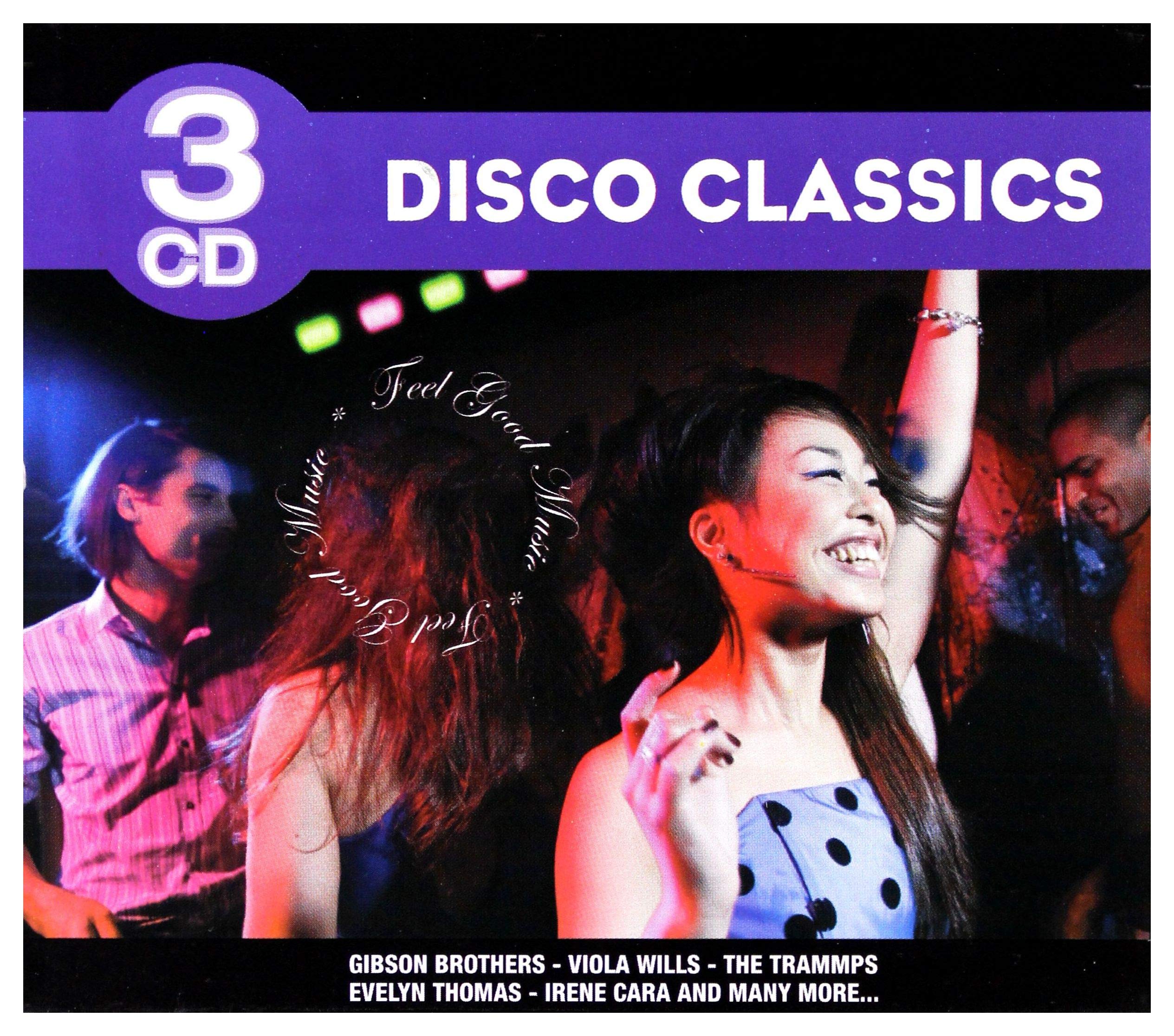 Disco Classics (3 CD-Set feat. Gibson Brothers, Viola Wills, The Trammps, Evelyn Thomas, Irene Cara a.m.m.) Music