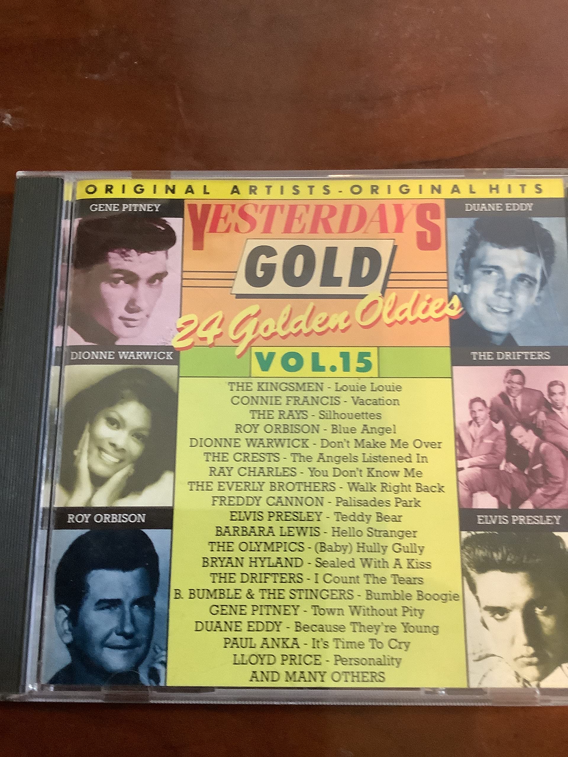 Kingsmen, Connie Francis, The Rays, Roy Orbison, Elvis Presley, Freddy Cannon.. cd