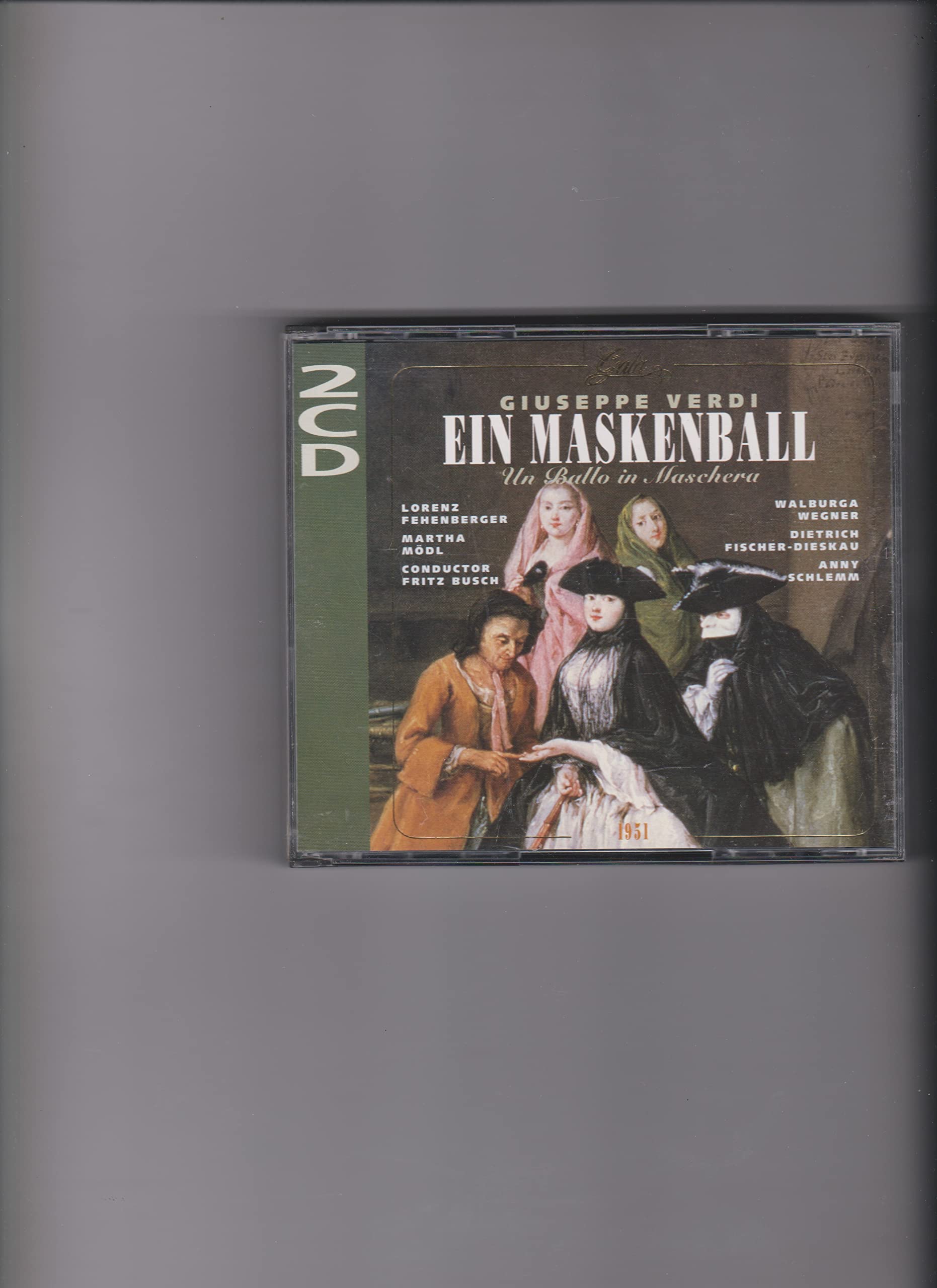 Verdi: Maskenball (Gesamtaufnahme 1951) Classical