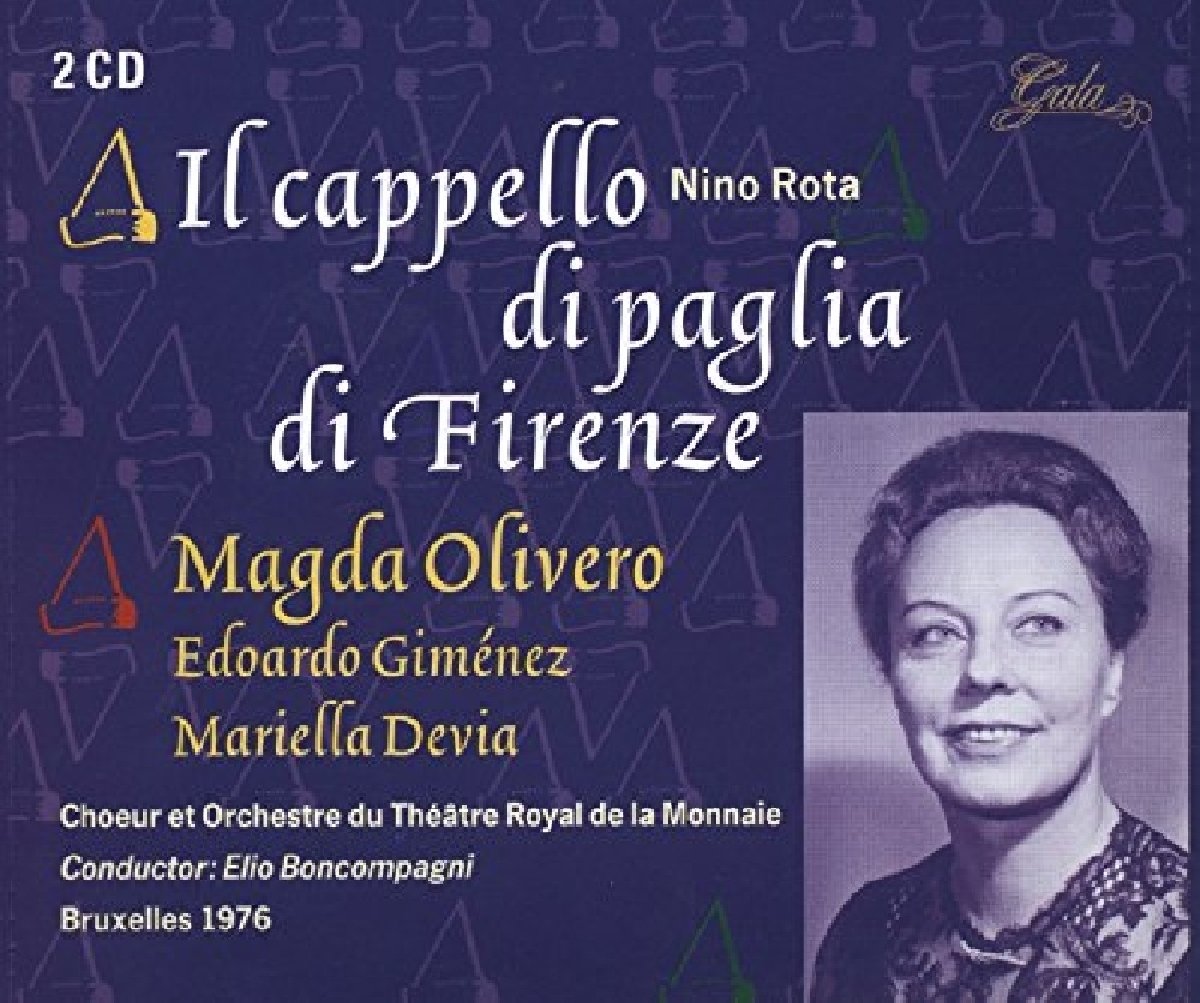 Rota: Il Cappello Di Paglia Du Firenze (Gesamtaufnahme) (Aufnahme Brüssel 1976) Classical