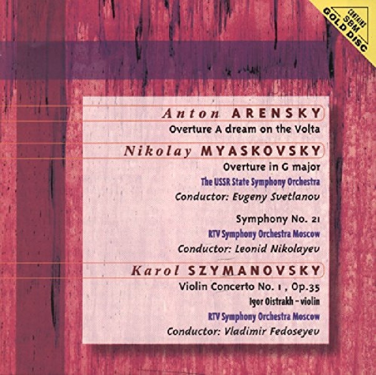 Overtures, Symphony No. 21, and Violin Concerto No. 1. Classical