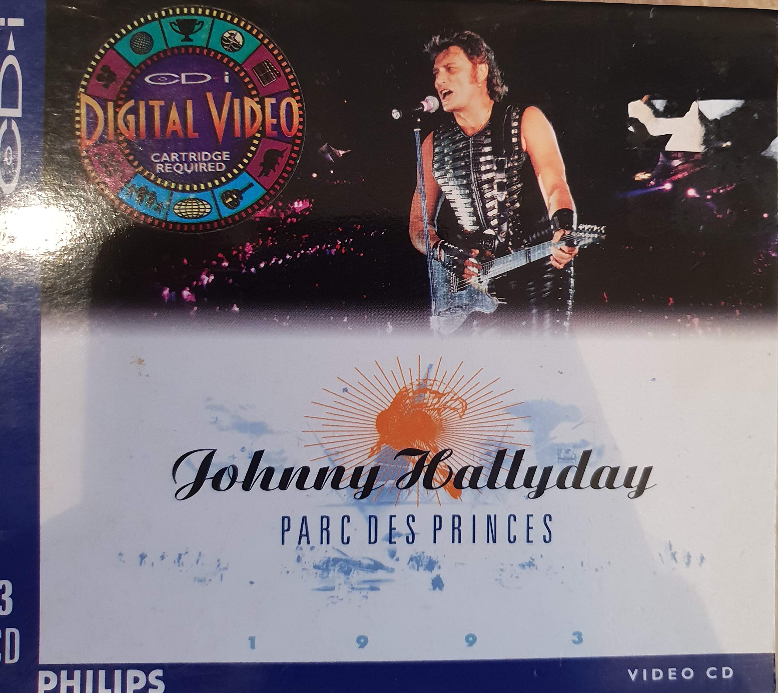 Coffret 3 CD vidéo - Johnny Halliday - Parc des Princes 1993 cd