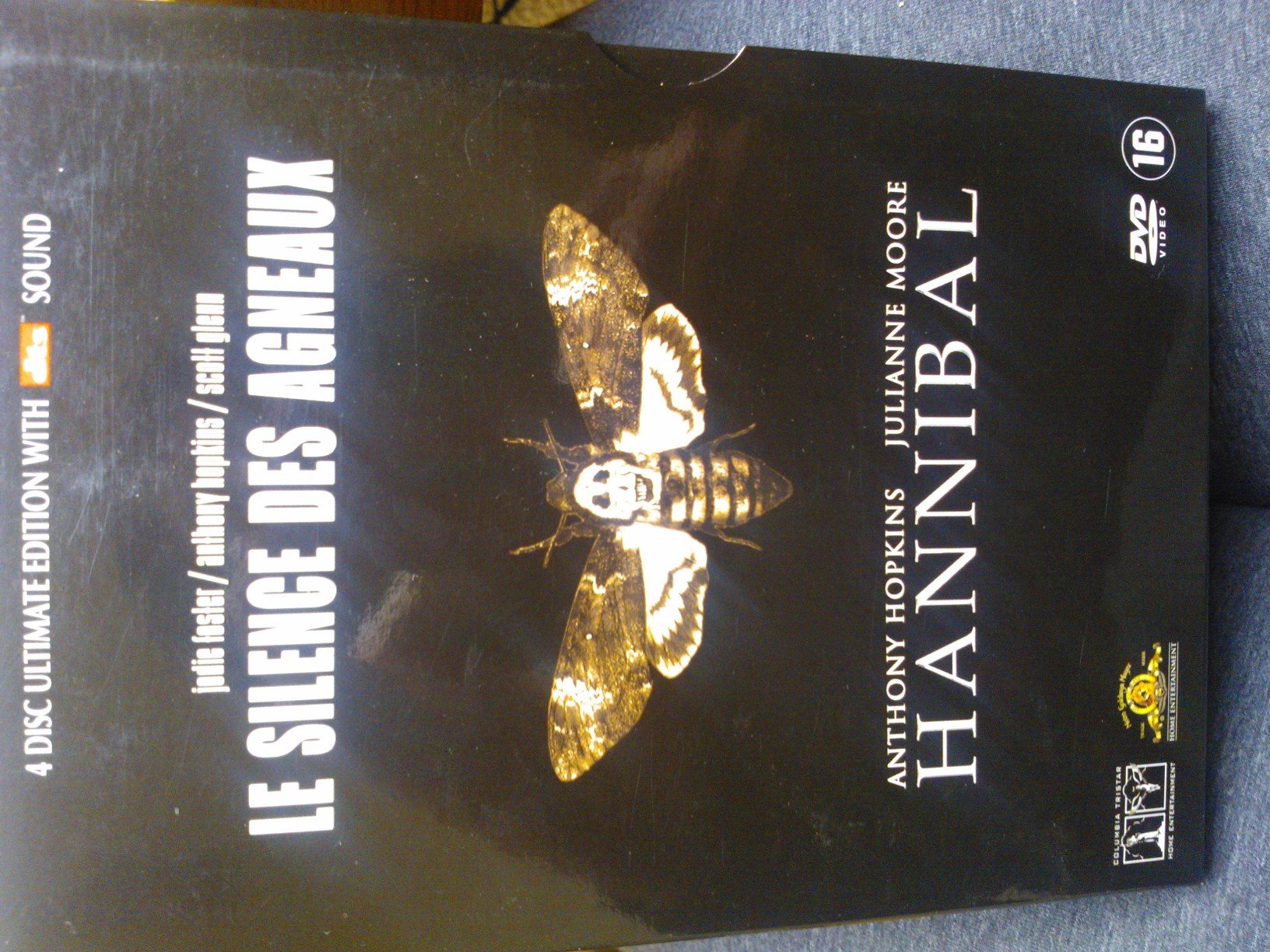 Coffret de collection Le Silence des Agneaux et Hannibal. 4 dvd ultimate edition avec son DTS. dvd