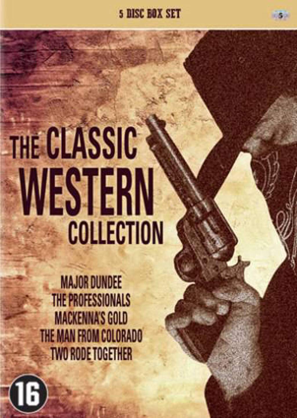 Western Klassiker Legenden Sammlerbox 5 DVD: Sierra Charriba / Die Gefürchteten Vier / MacKenna's Gold / Der Richter von Colorado / Zwei Ritten Zusammen Movies