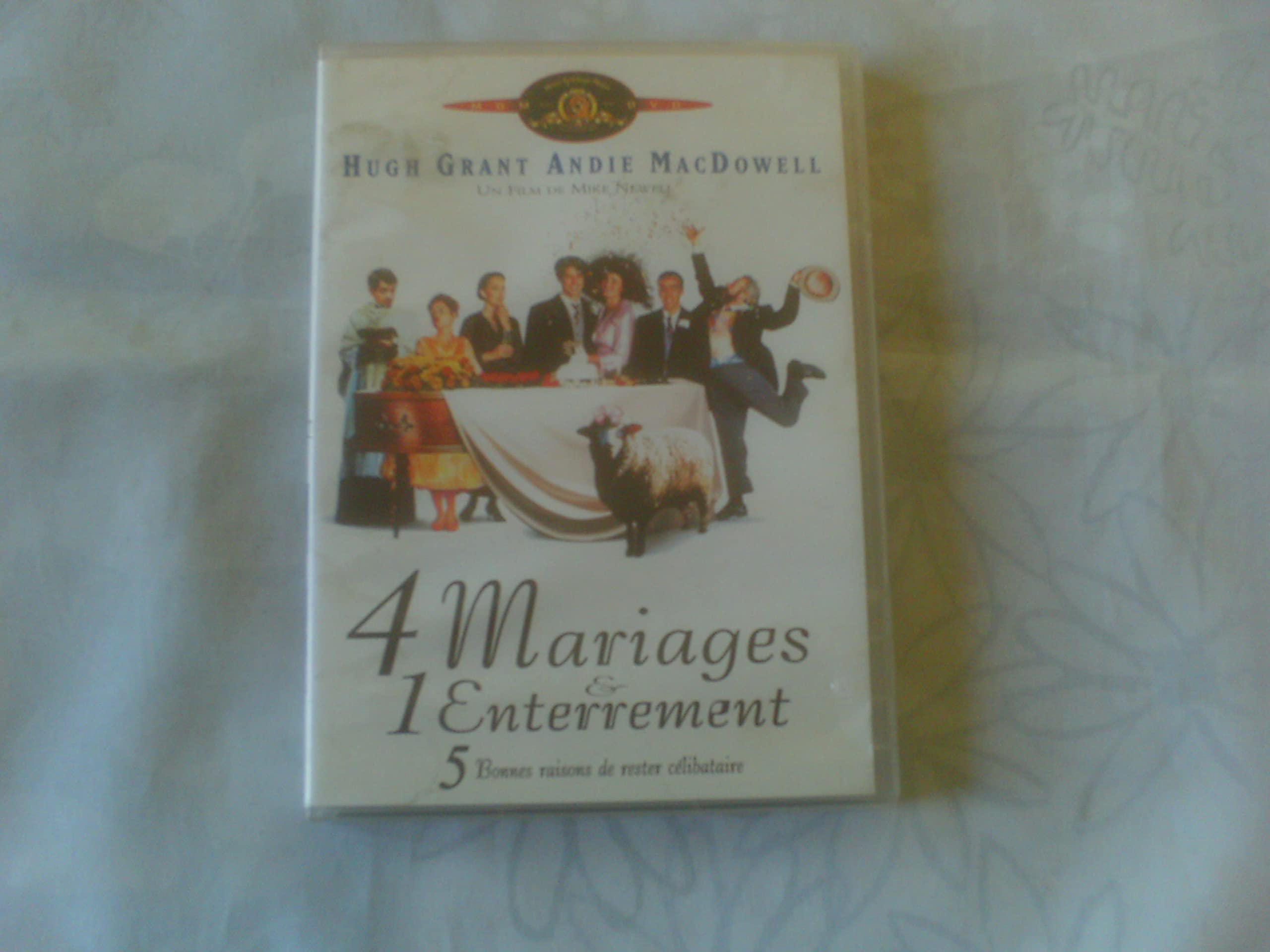 Quatre mariages et un enterrement dvd