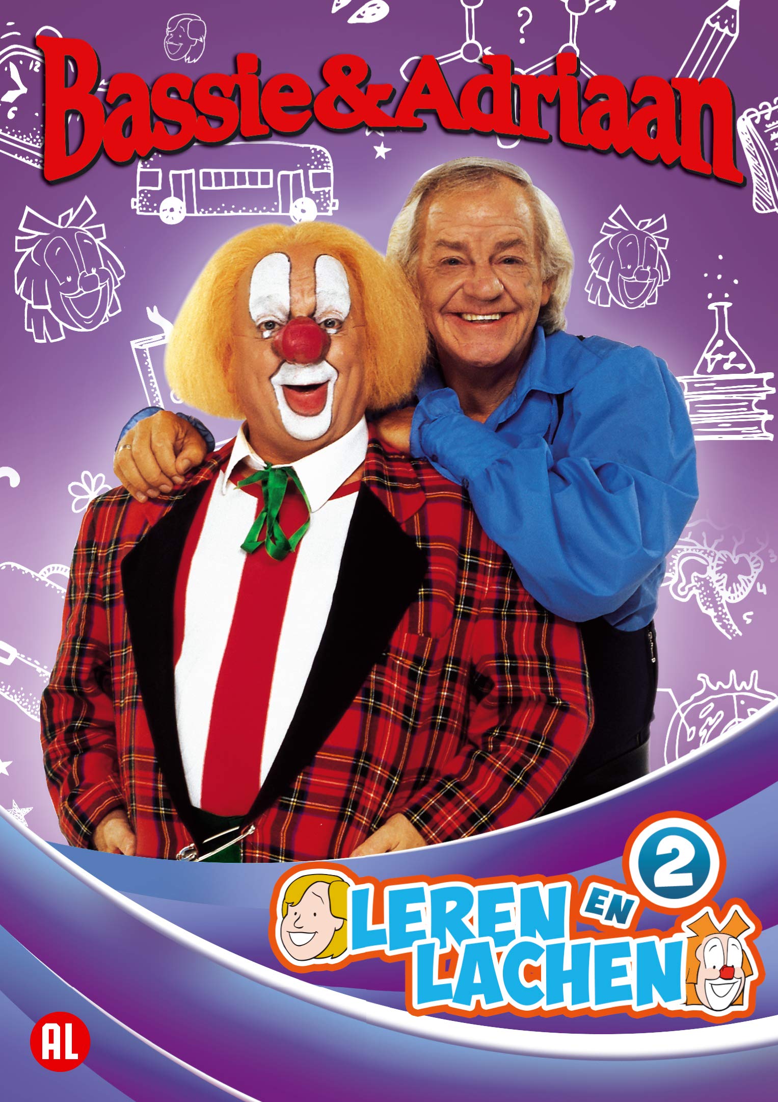 DVD - Bassie & Adriaan Leren En Lachen 2 (1 DVD) Films