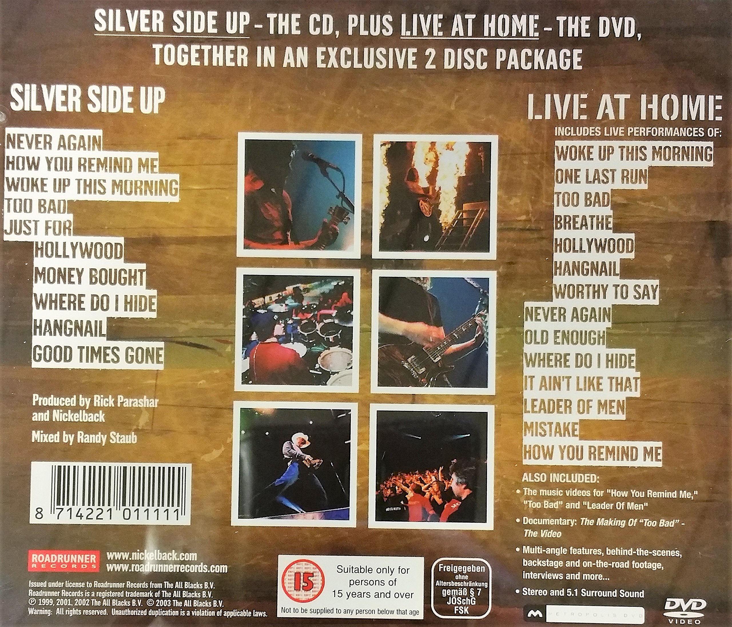 Silver Side Up/Live at Home Alternative & Indie