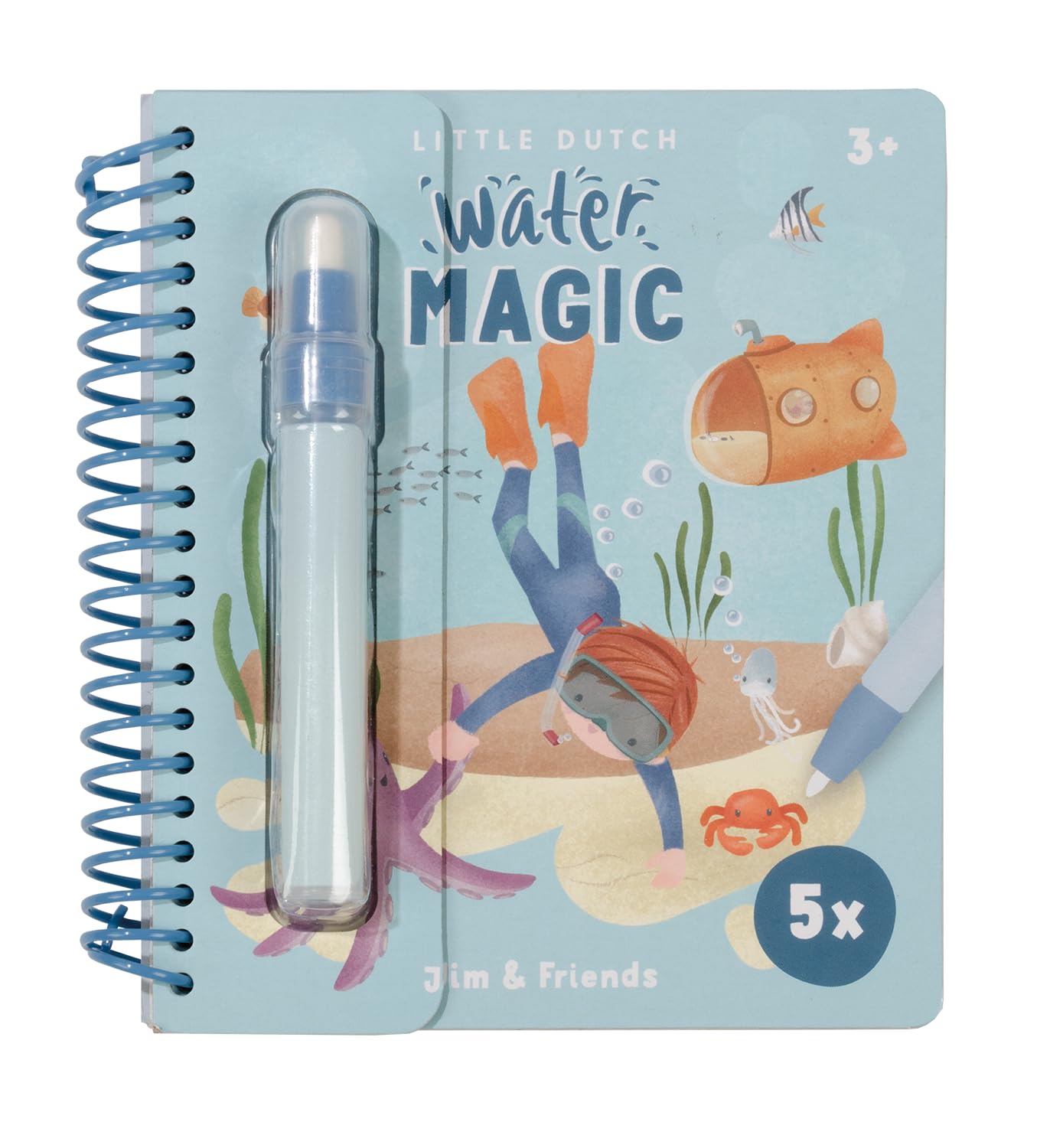 Little Dutch 125469 book Water Magic - Jim & Friends book