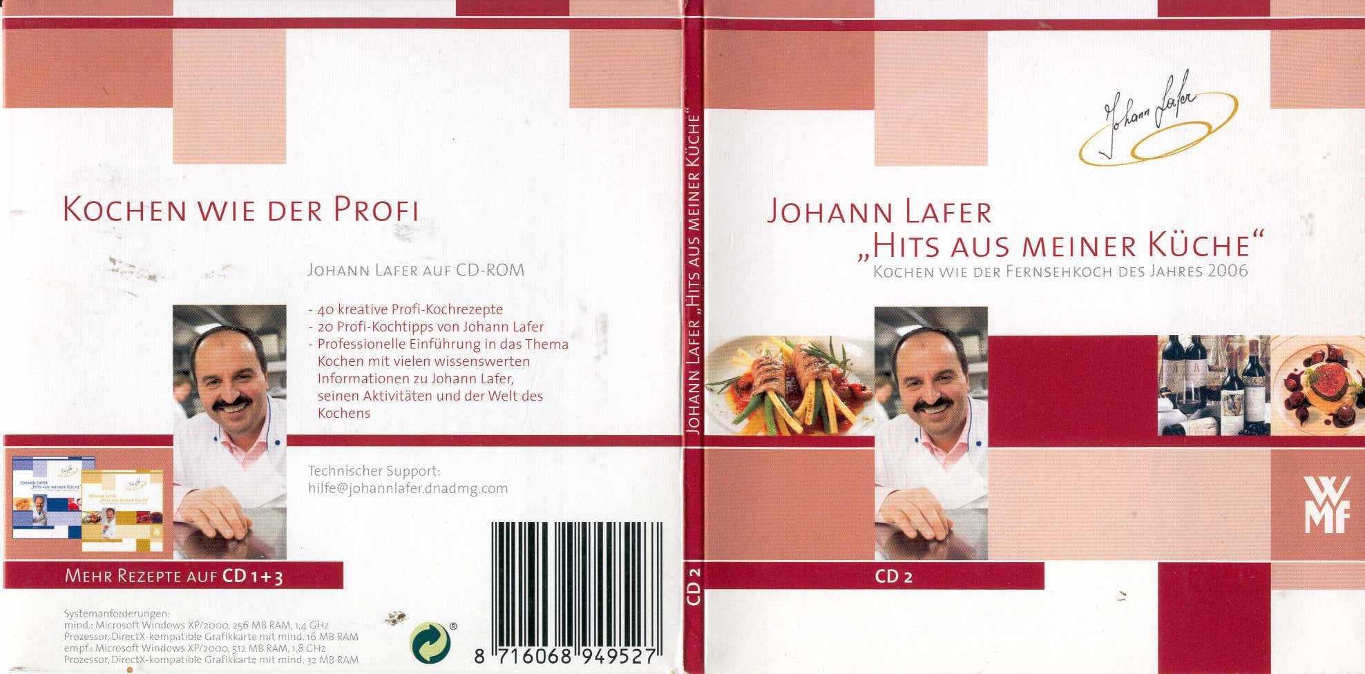 Johann Lafer - Hits aus meiner Küche - CD 2 Hobbies & Leisure
